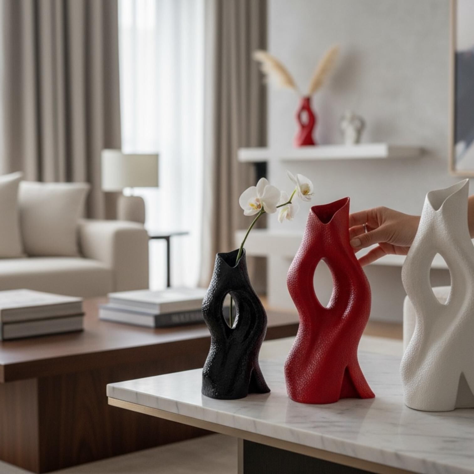 Diva Vase Sanatsal Vazo